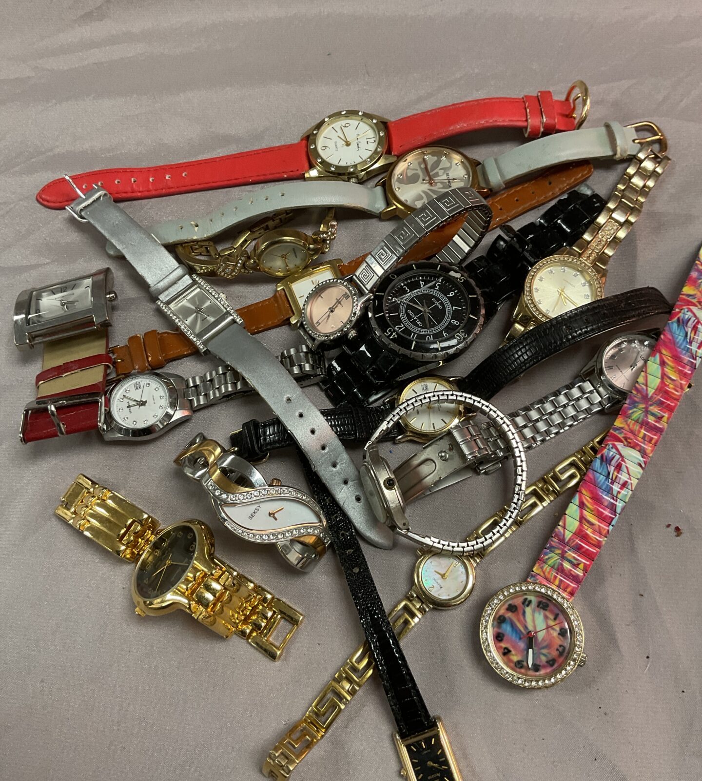 Collection of assorted wristwatches