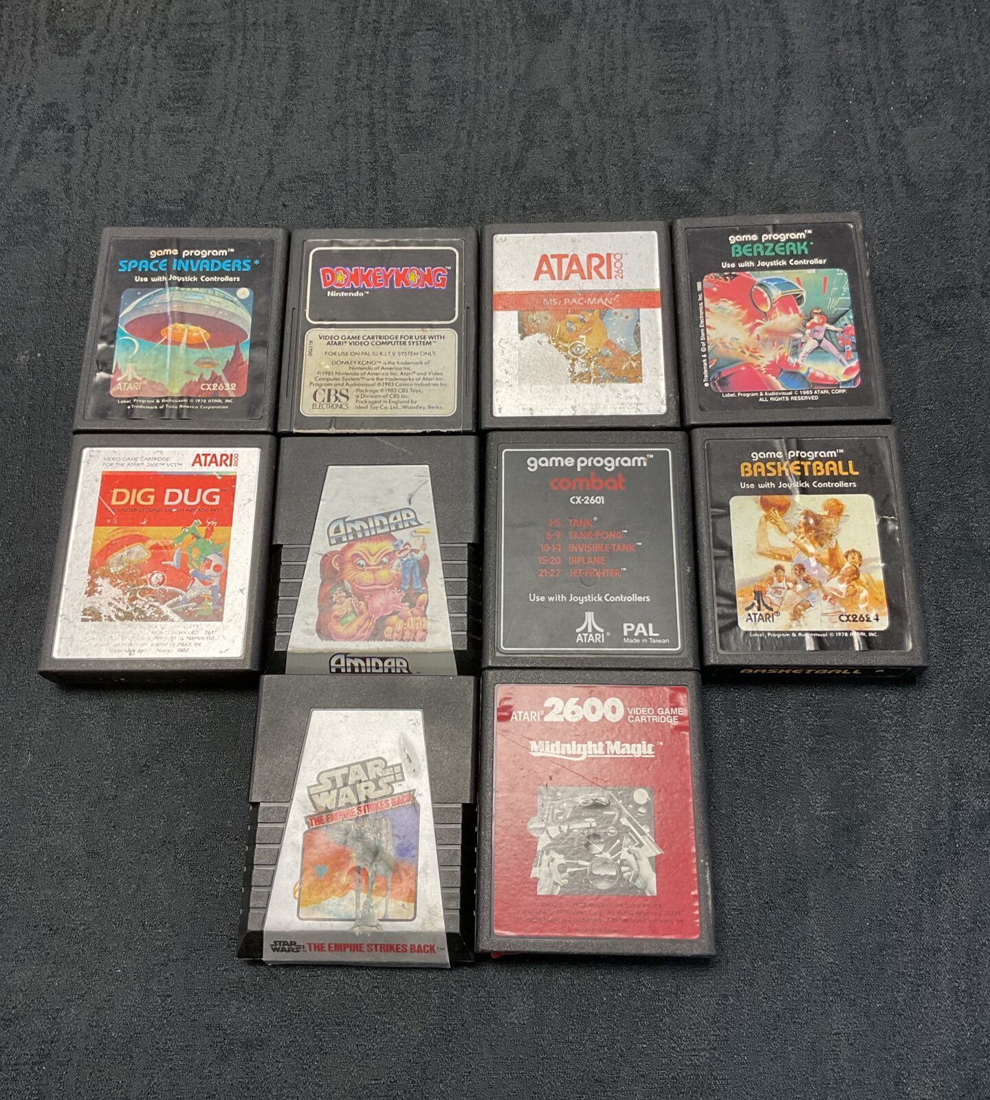 Collection of atari 2600 games