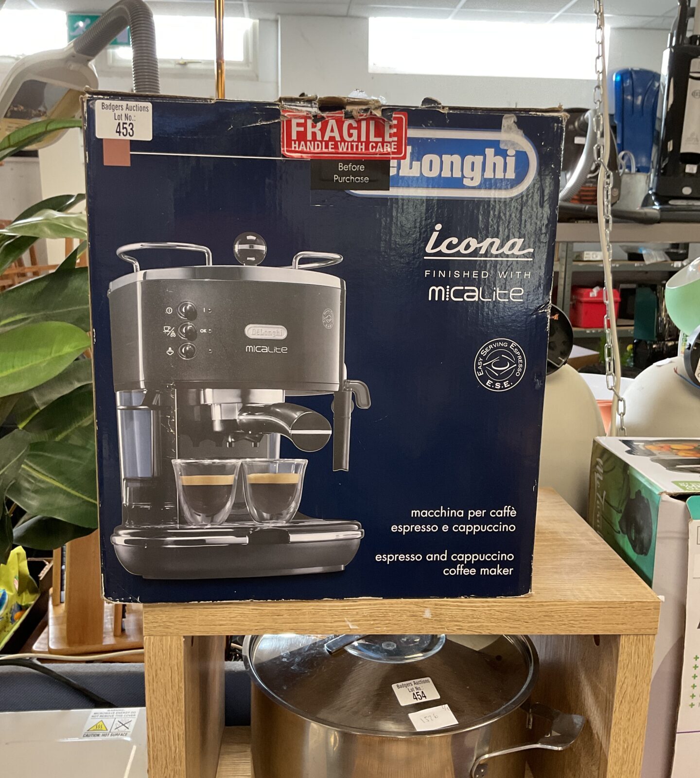 Delonghi icona expresso and cappuccino coffee machine