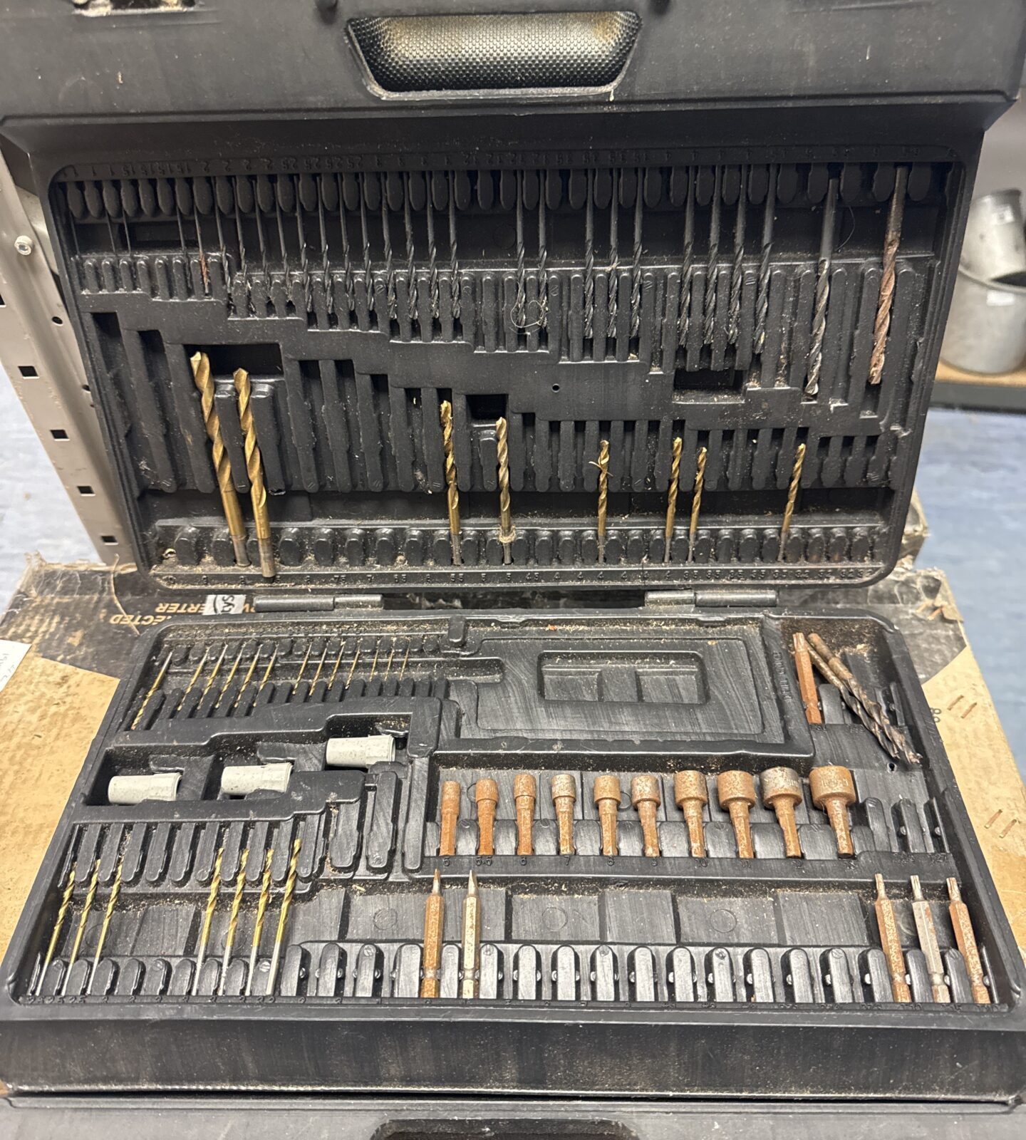 Drill bit set - missing some items