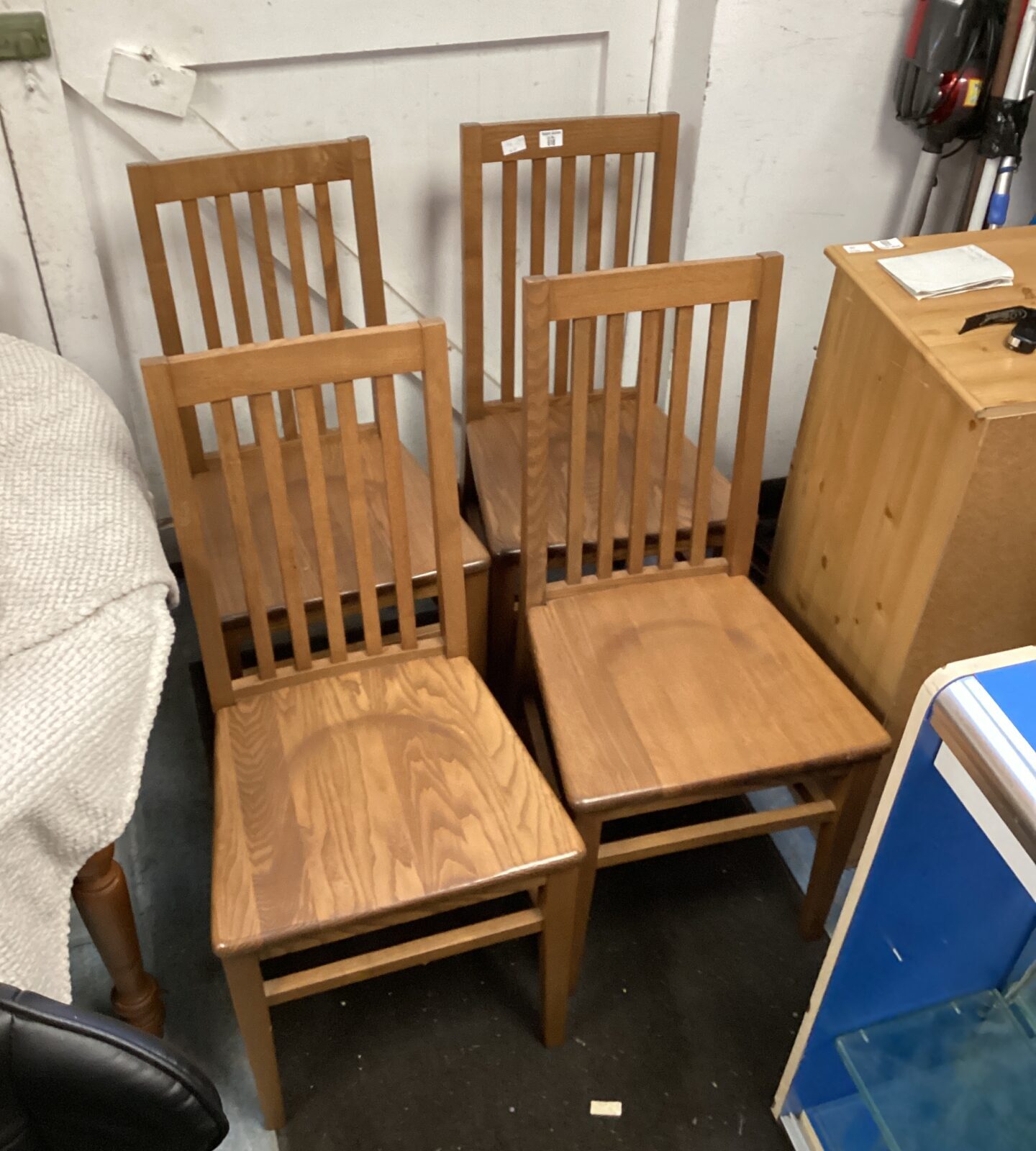 Four dining chairs