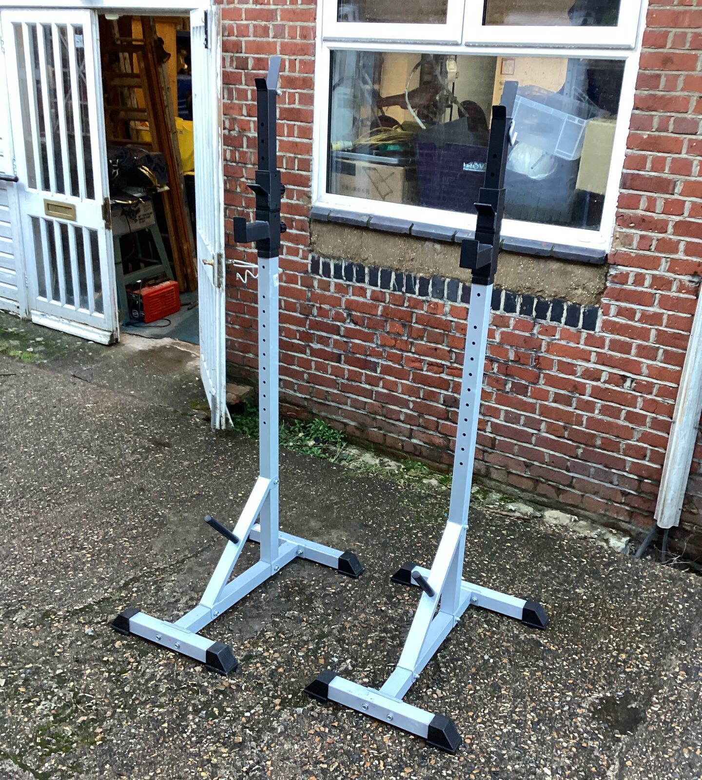 Homecom Barbell weight lifting Rail