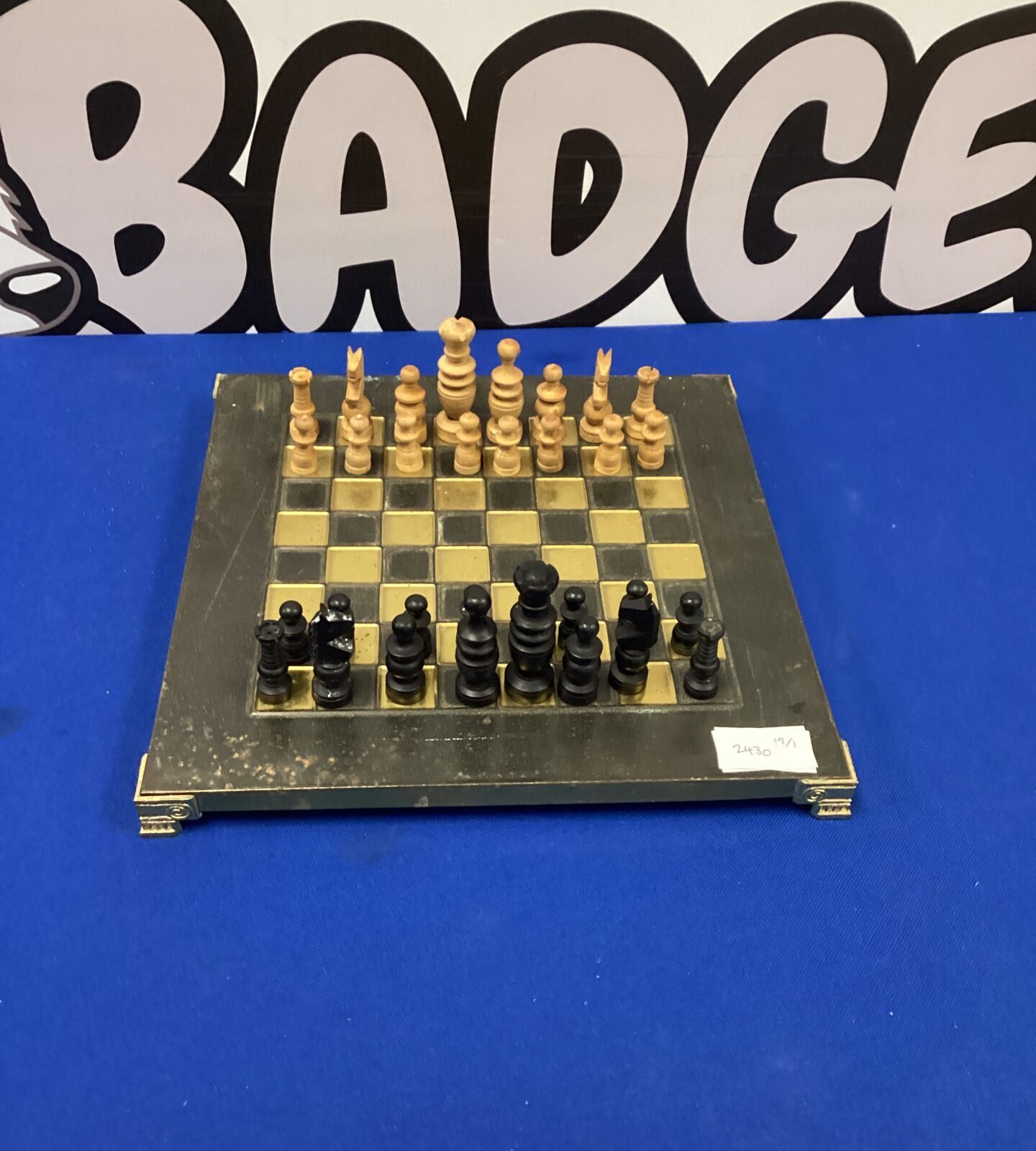 Wooden Chess Set with Board