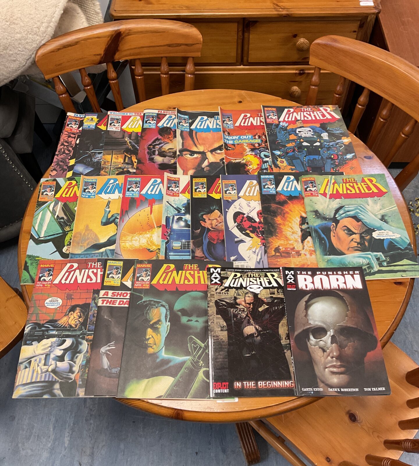 Collection of marvel the punisher comics