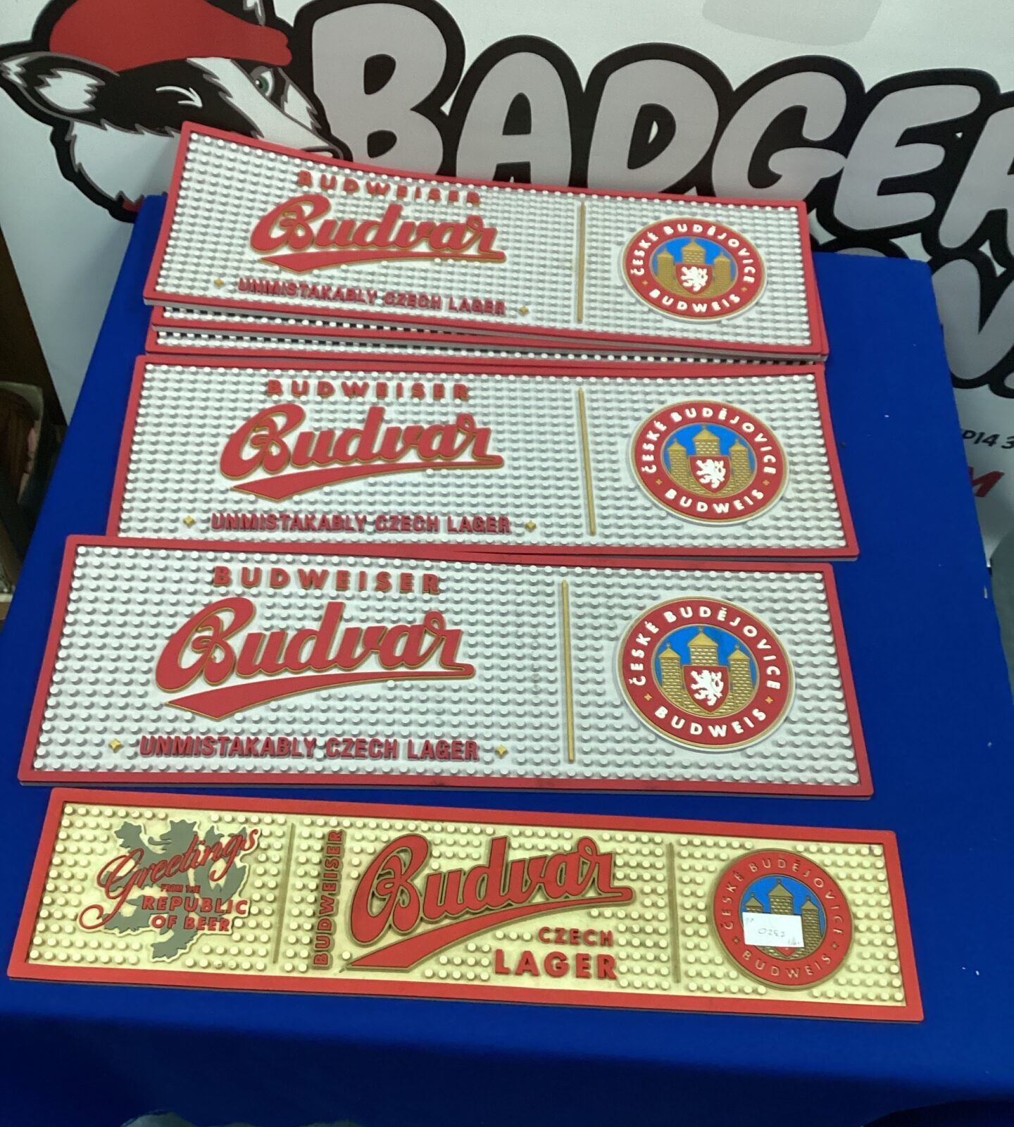 Selection of Budweier Beer Runners