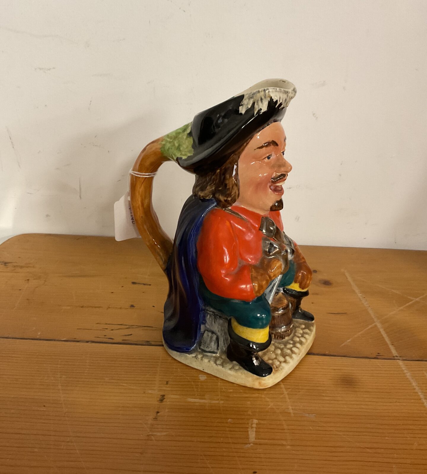 Staffordshire musical cavalier character jug - Image 2