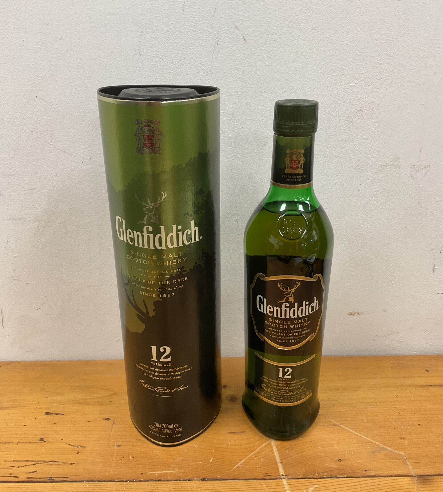 Glenfidditch 12 years old single malt scotch whisky