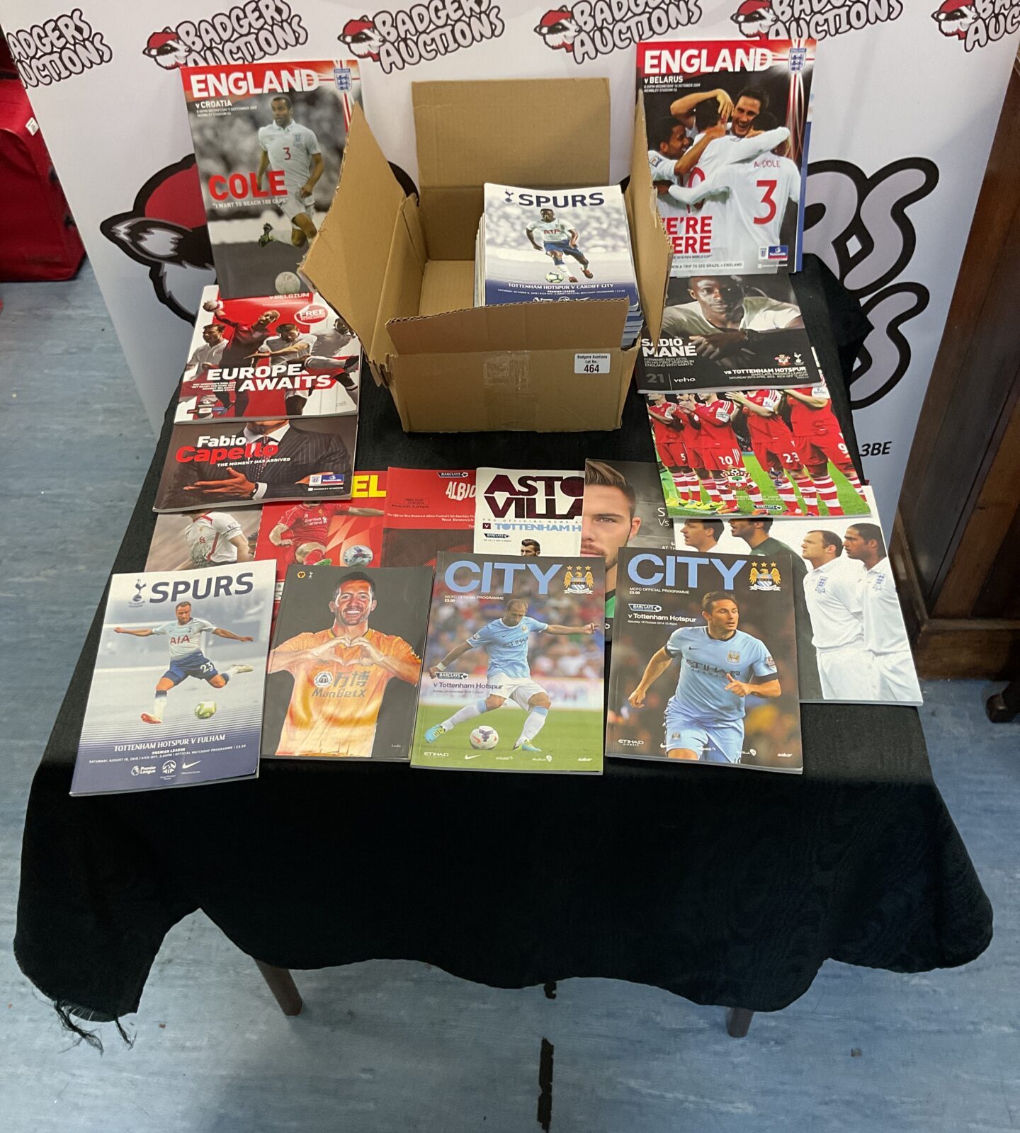 Box if football books inc spurs and liverpool