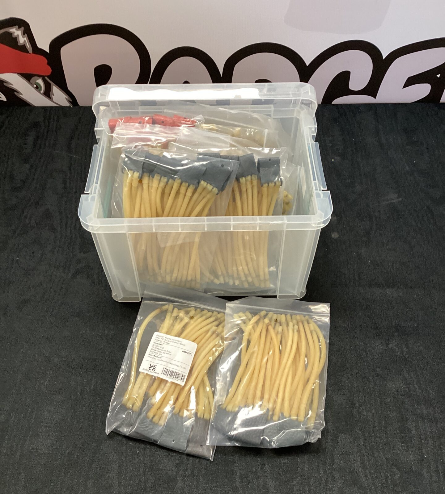 Box of catapult bands