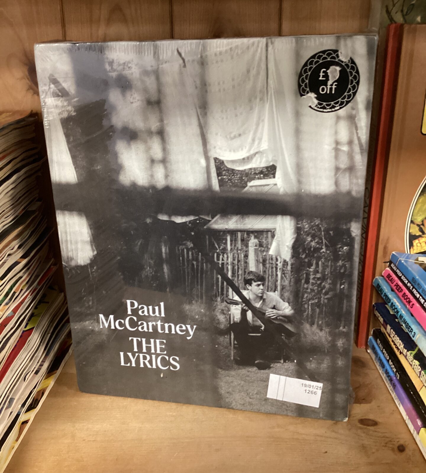 New & sealed Paul McCartney the lyrics books