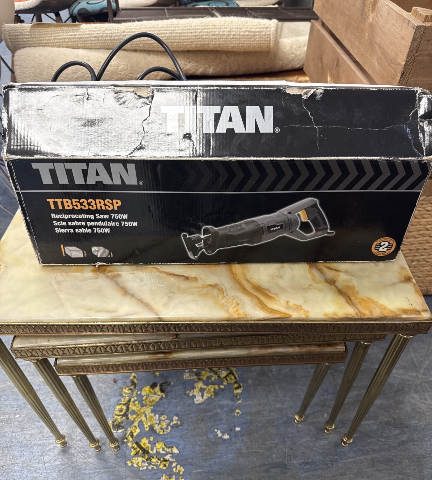 Titan ttb533rsp reciprocating saw - working but needs blade