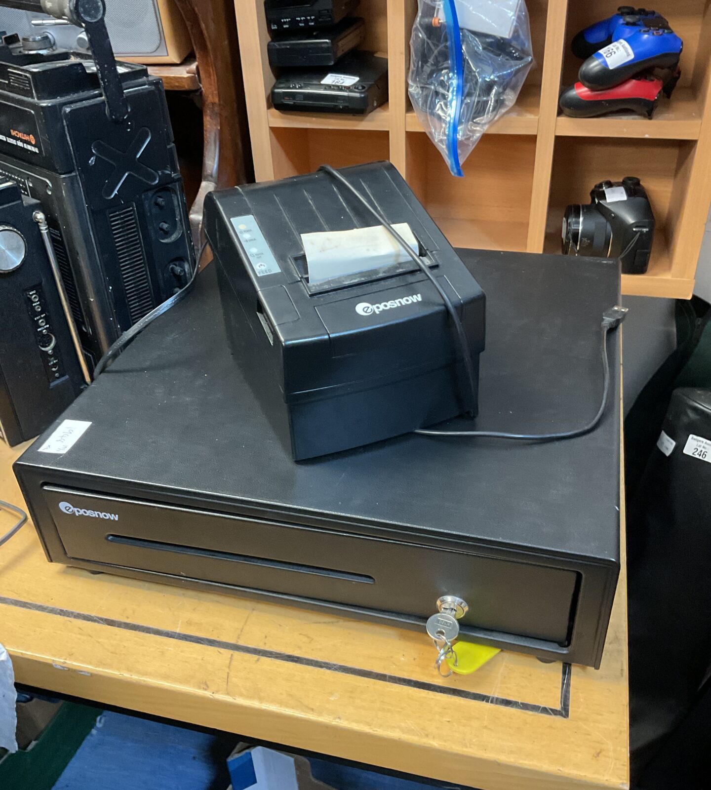 Epos now thermal printer & till drawer