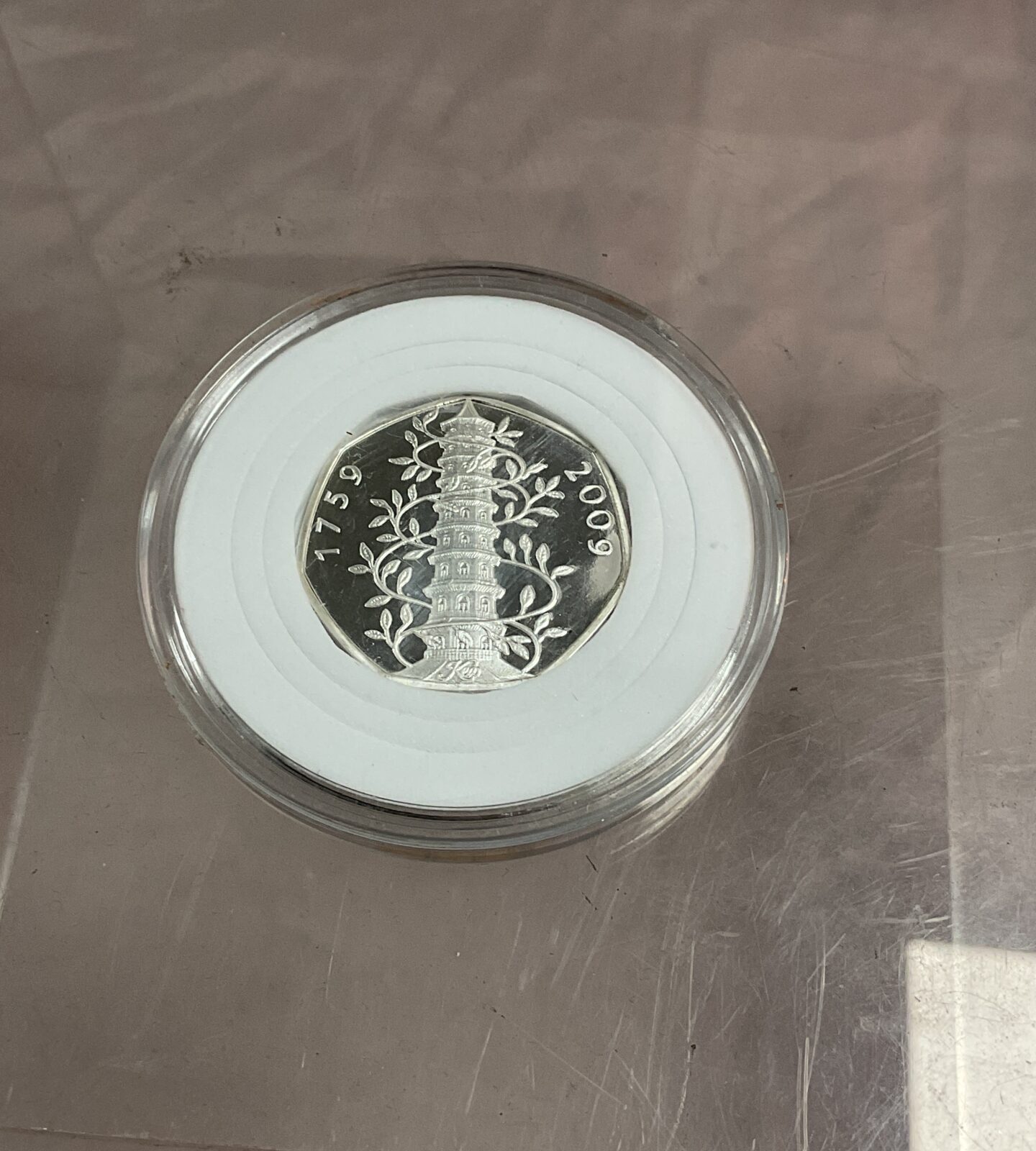 1759 - 2009 kew gardens 50p coin