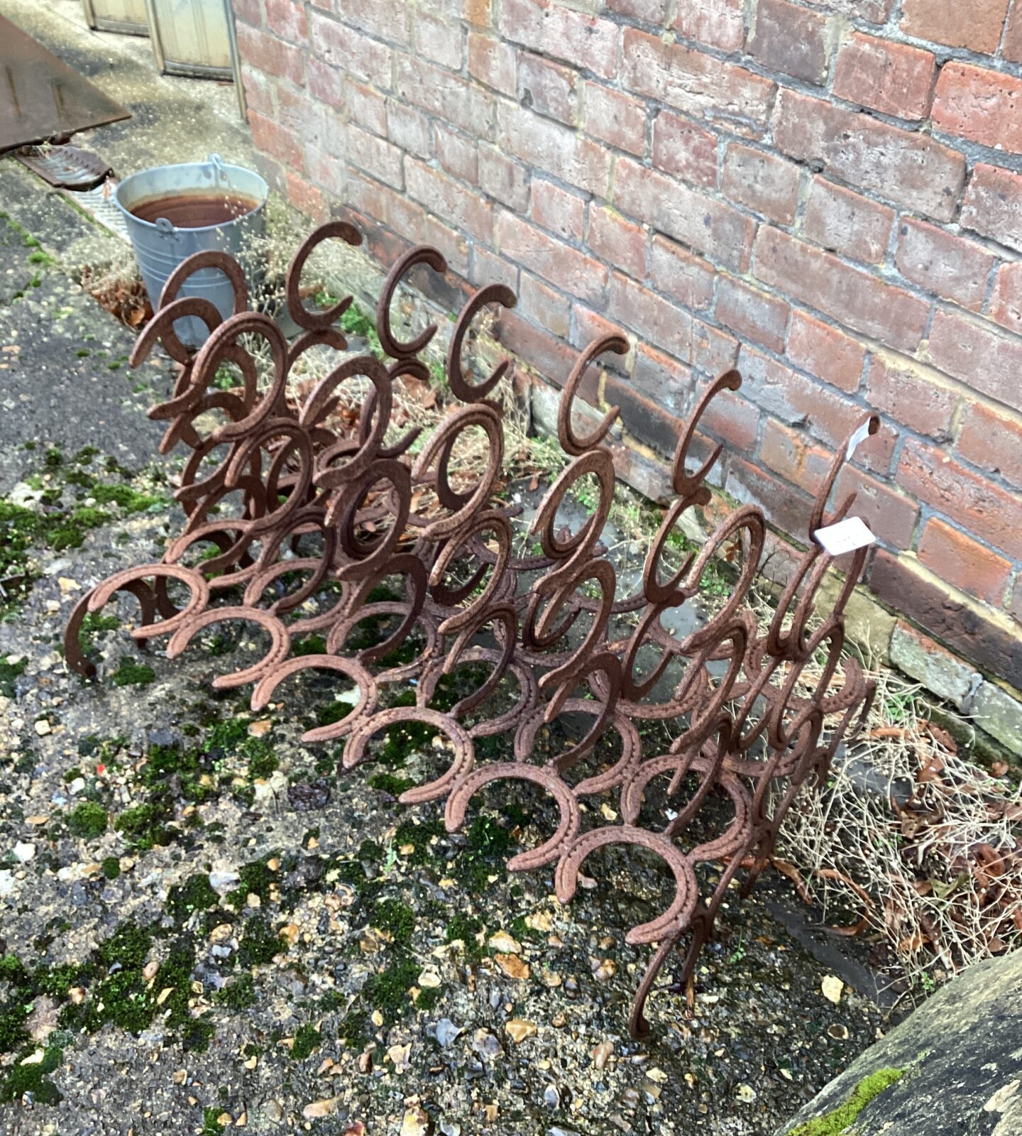 Horse shoe Boot Stand