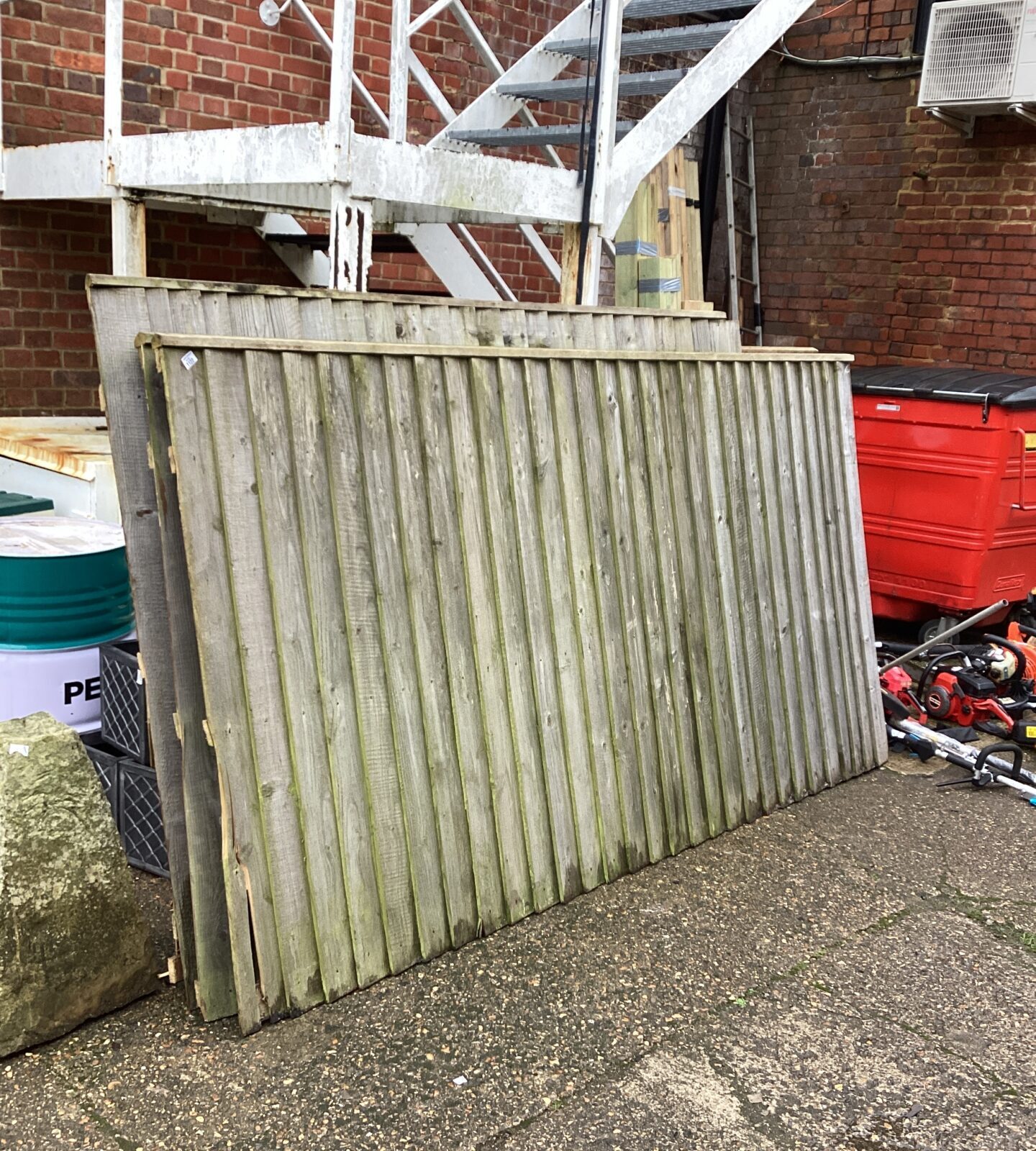 Four Fence Panels 8’x5’6”