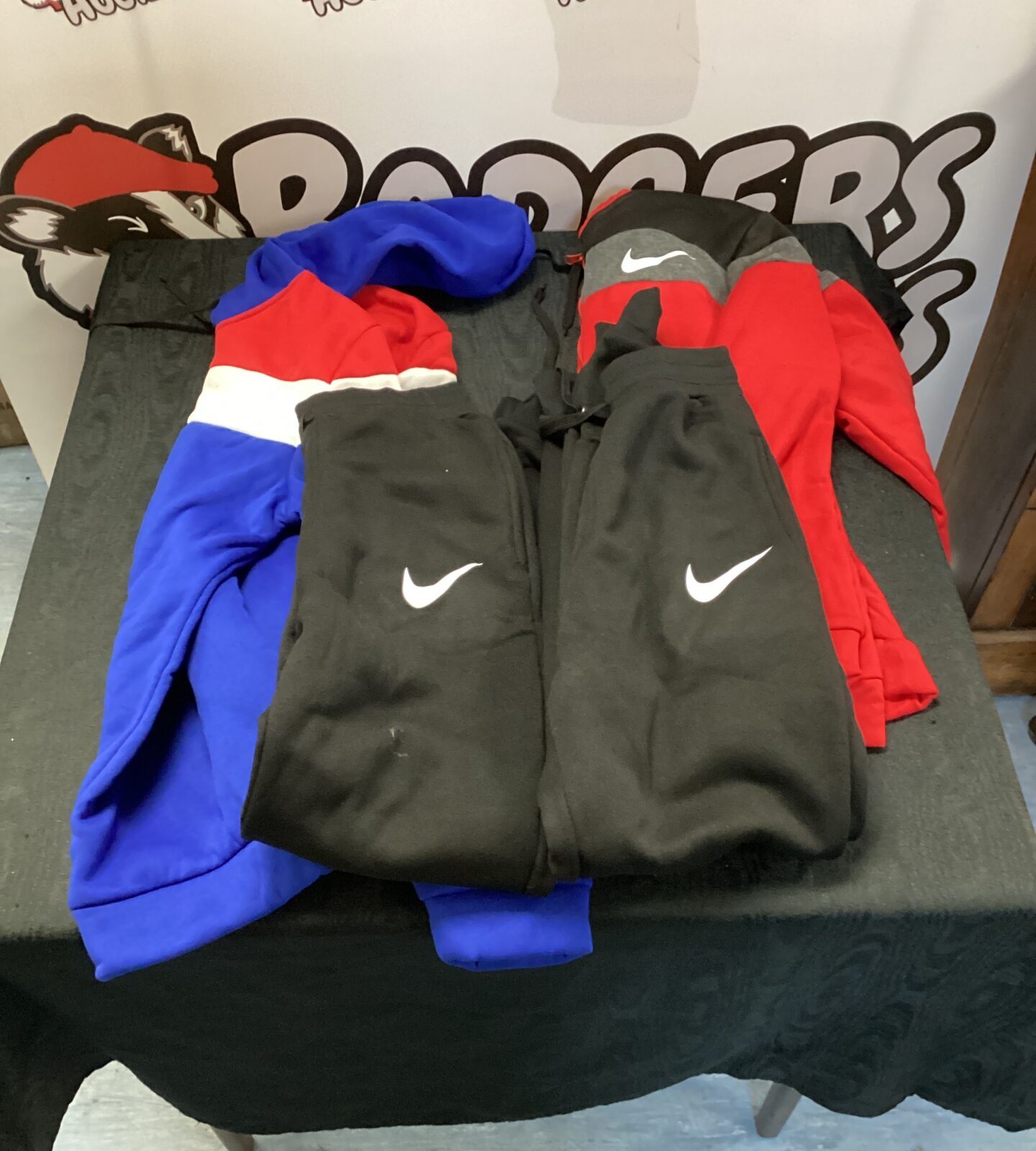 two new nike style tracksuits size M