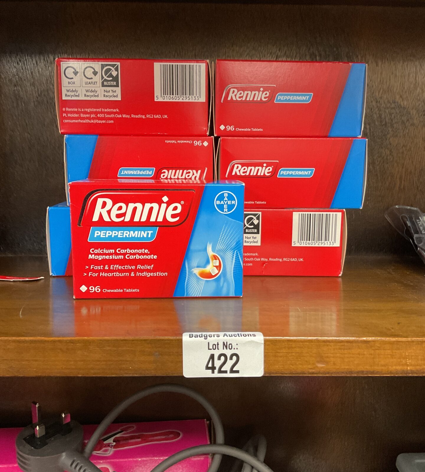 7 Boxes of Rennie Peppermint Chewable Tablets