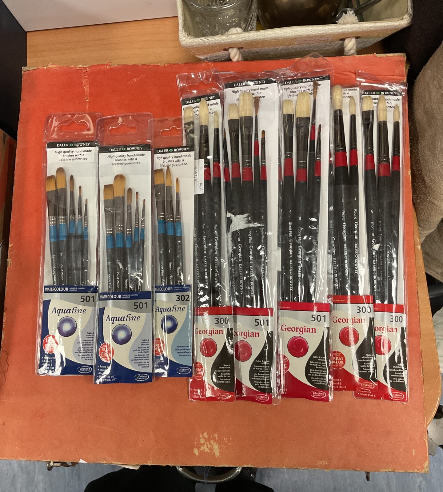 8 Packs of Paintbrushes