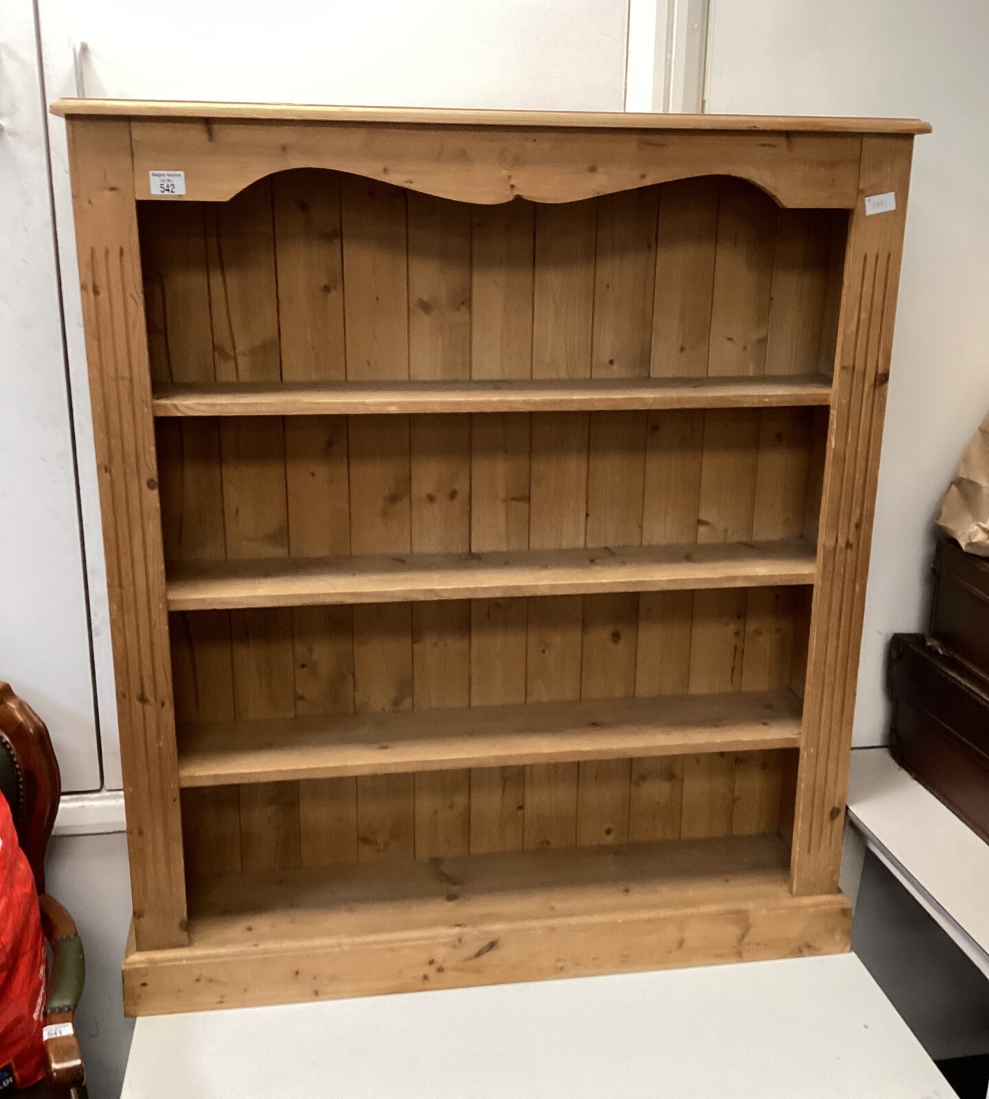 Pine book shelf W41/H47/D8