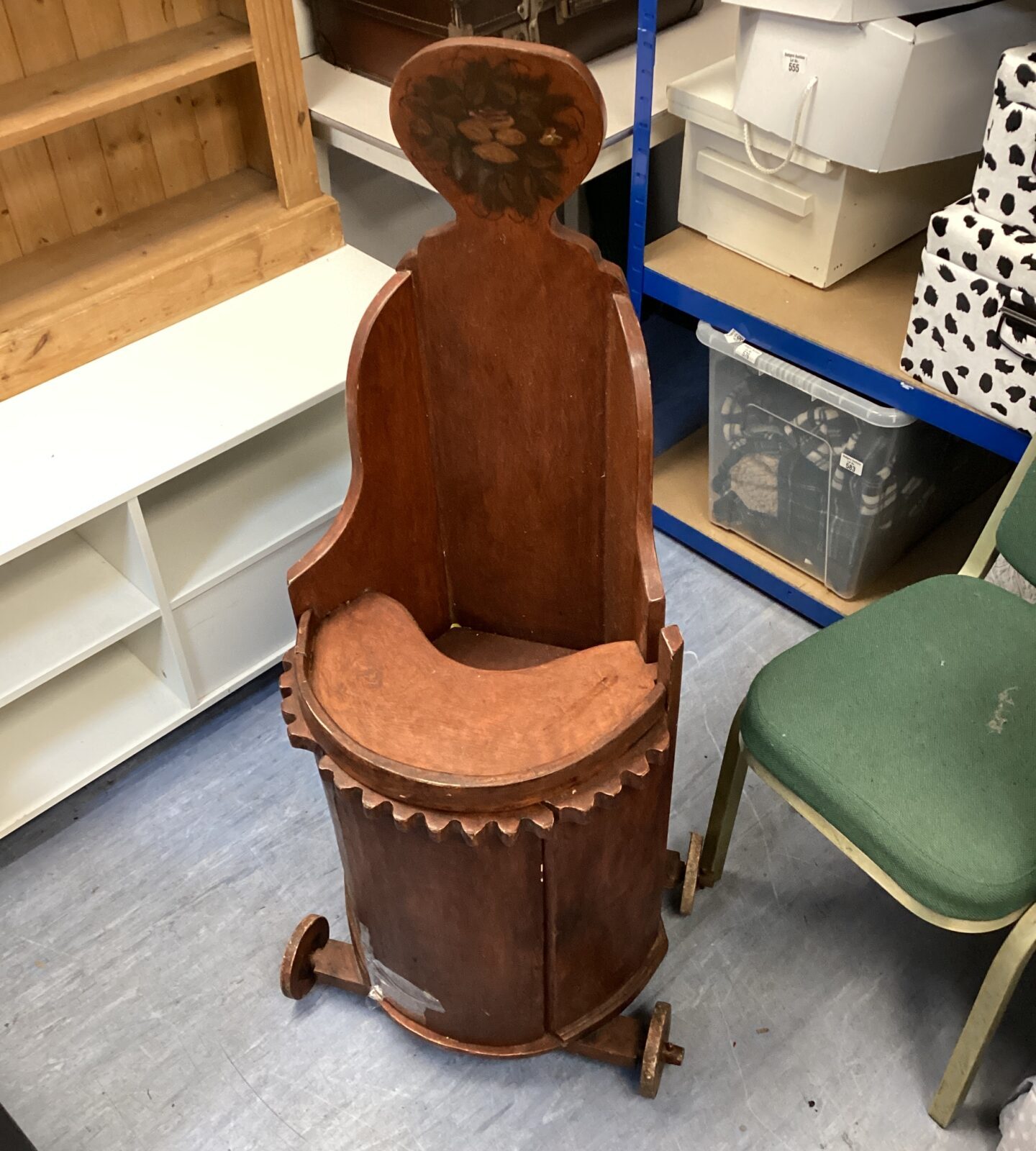 vintage baby commode