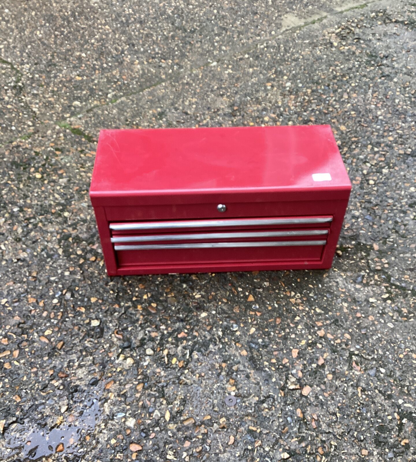 Red Metal Tool Chest