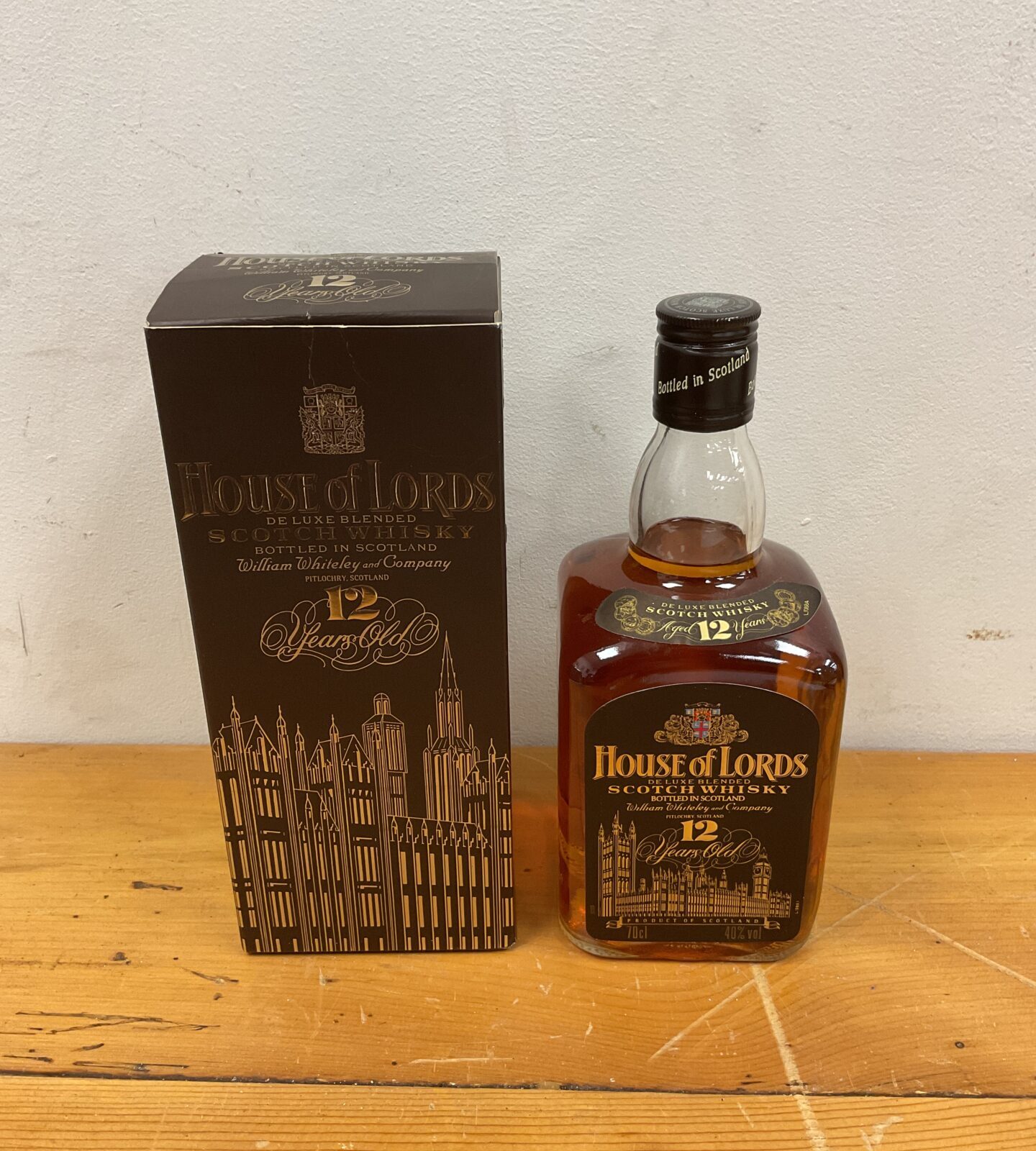 70cl bottle of House of lords 12 years old scotch whisky