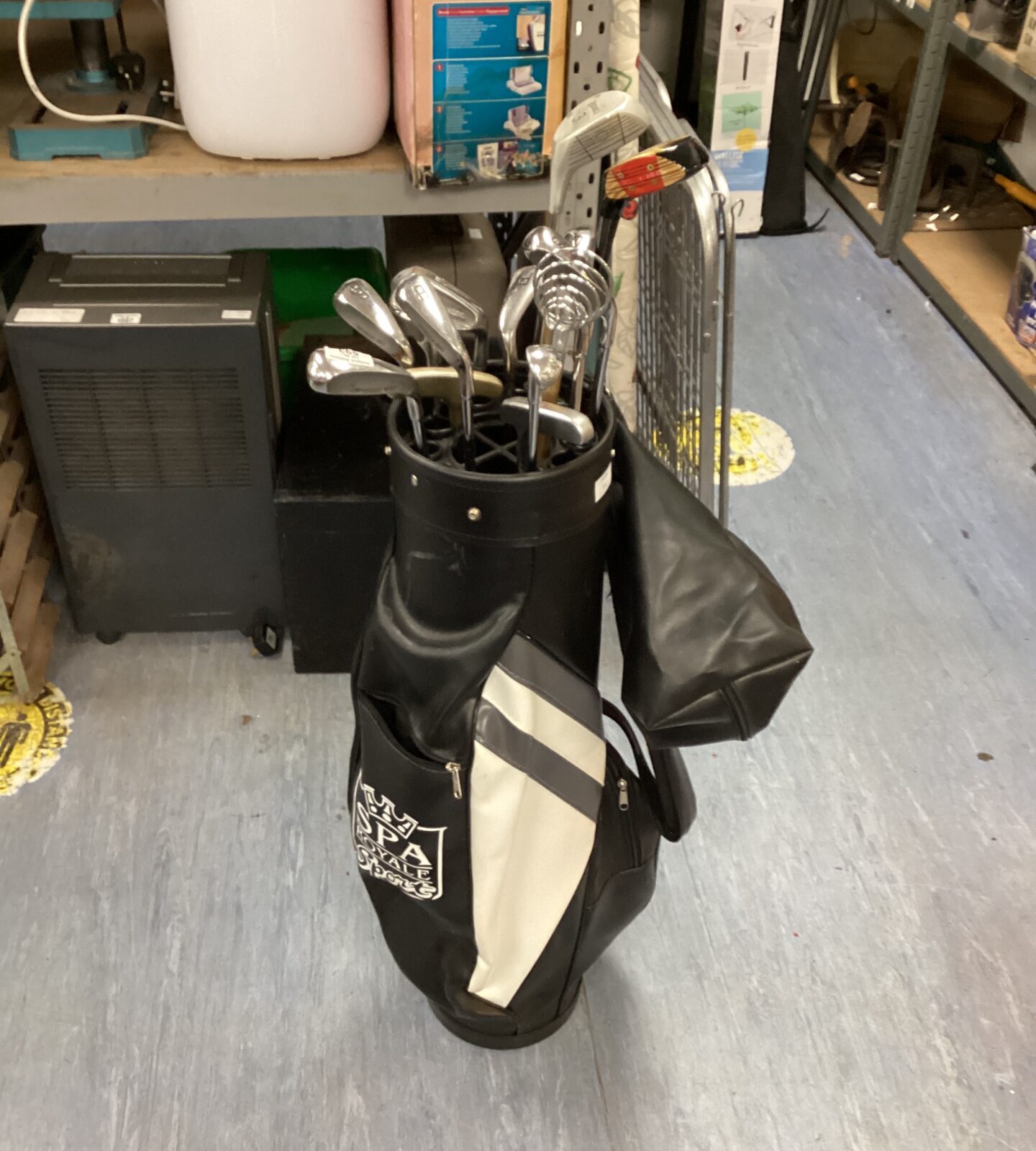 Set of Browning Golf Clubs with bag