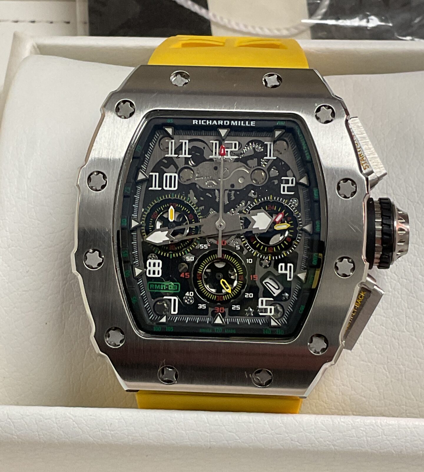 Richard Mille style Quartz wristwatch with box