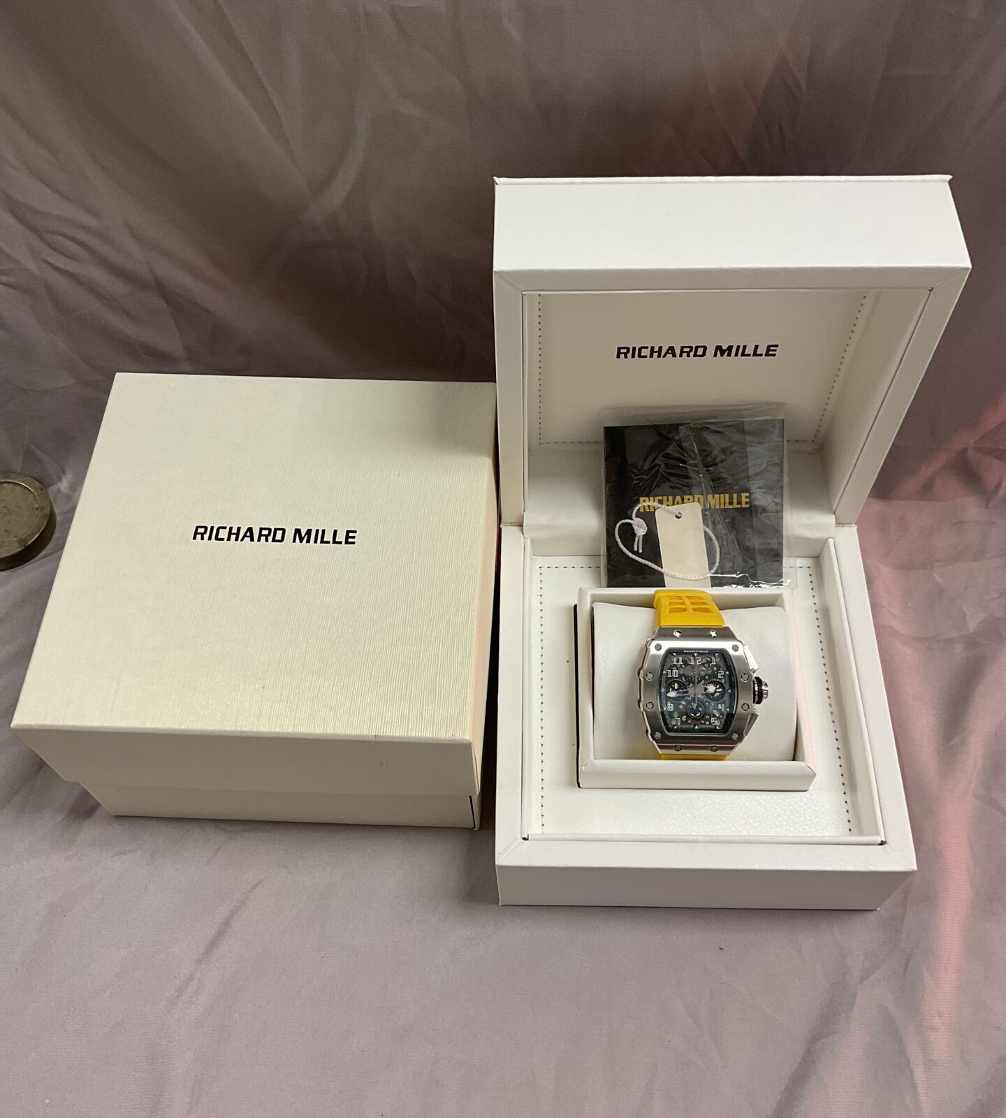 Richard Mille style Quartz wristwatch with box - Image 2