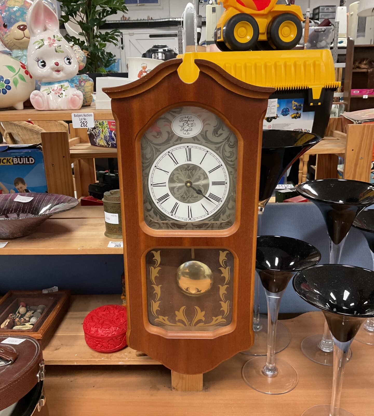 Abbey city of lincoln wall clock