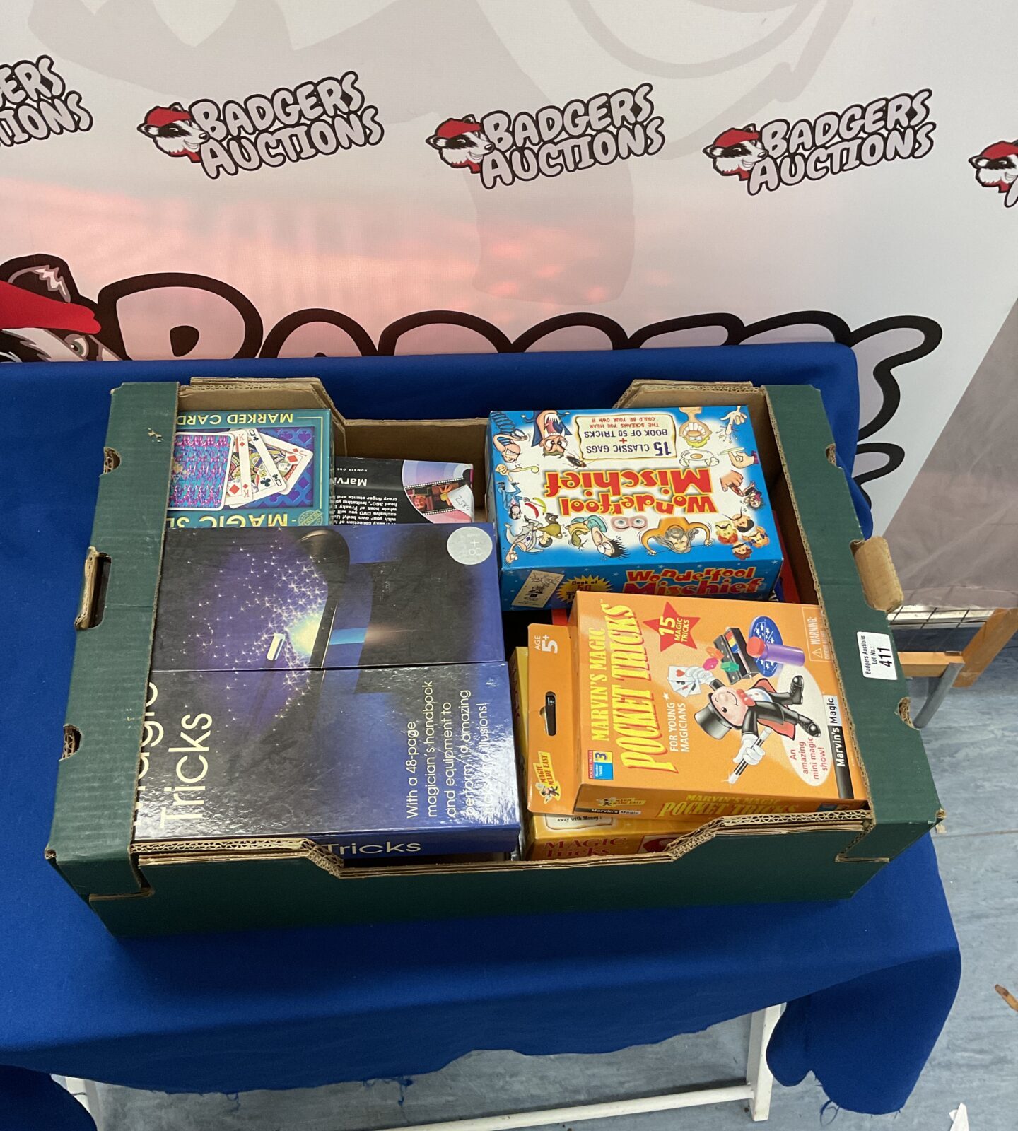 Box of Mixed Magic Tricks and Games