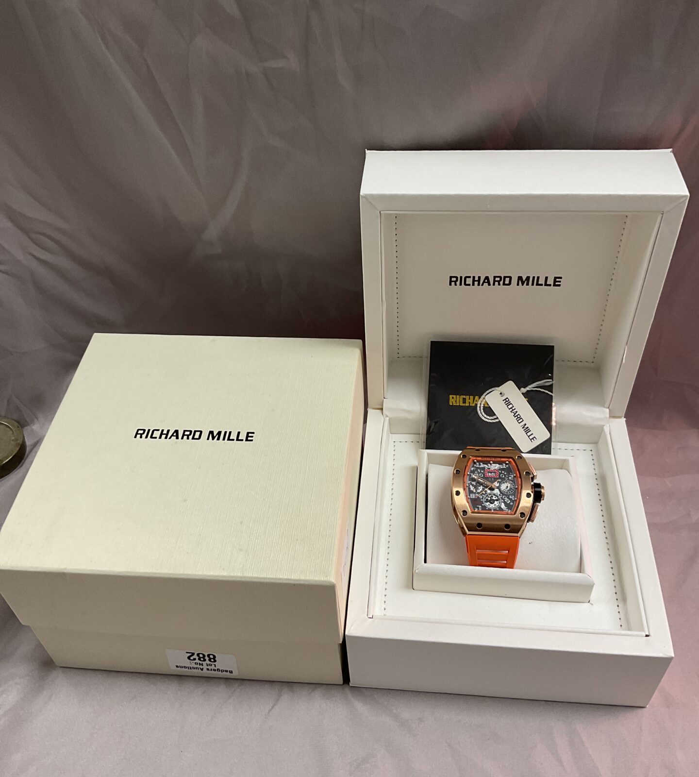 Richard Mille style Quartz wristwatch with box - Image 2