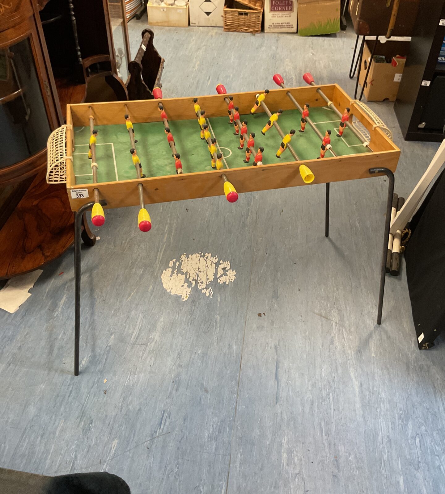 Vintage football table