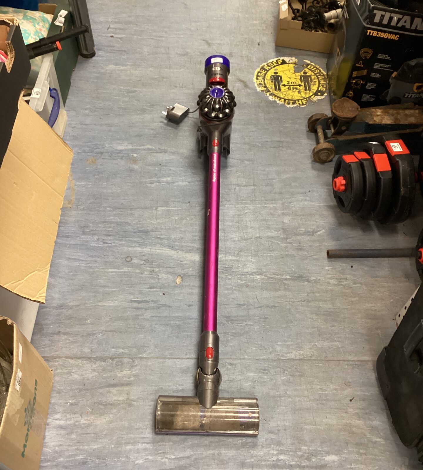 Dyson vacuumed cleaner with charger