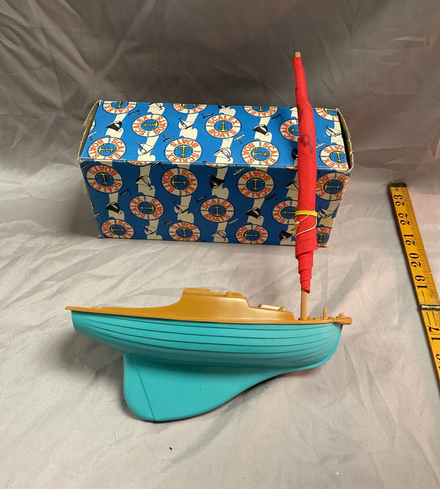 Vintage scalex boats 8 inch jolly boat in original box