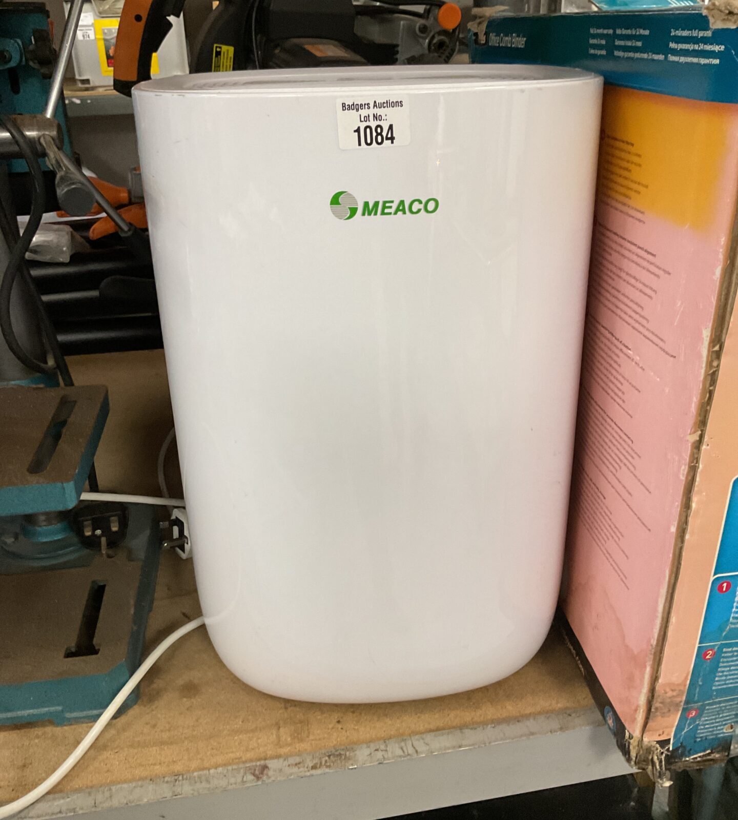 Meaco dehumidifier working