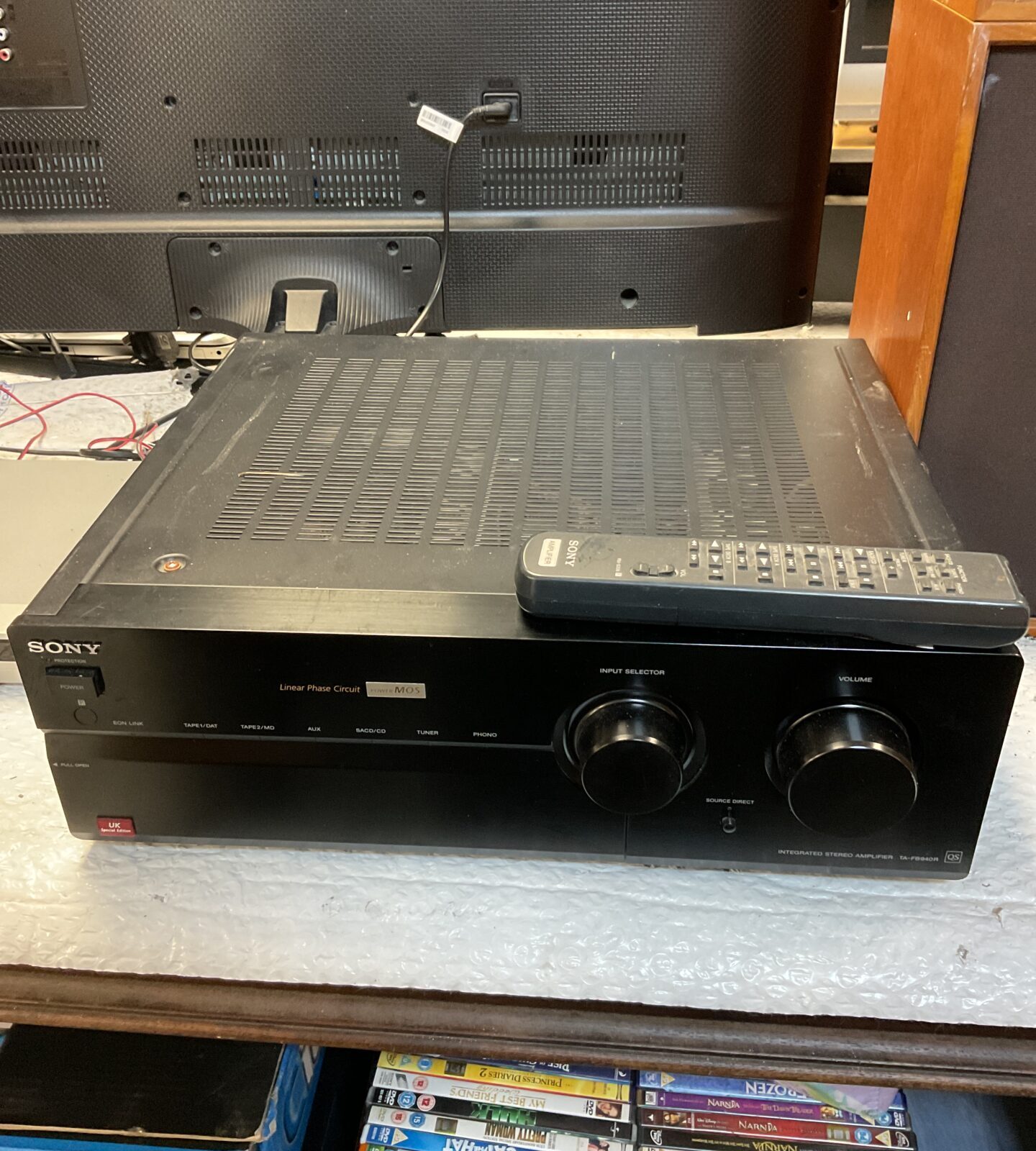 Sony ta-fb940r integrated stereo amplifier