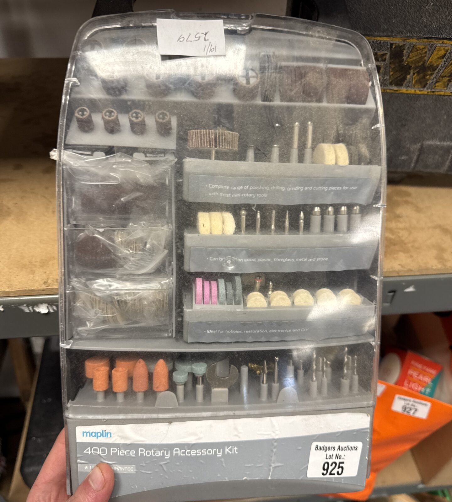 Maplin 400 piece rotary tool accessory set