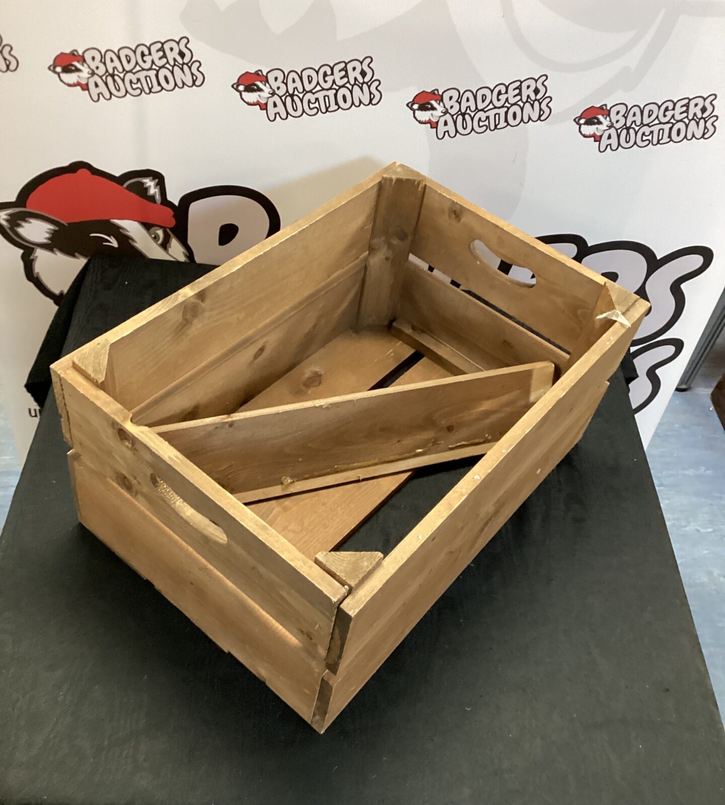 Wooden crate needs attention