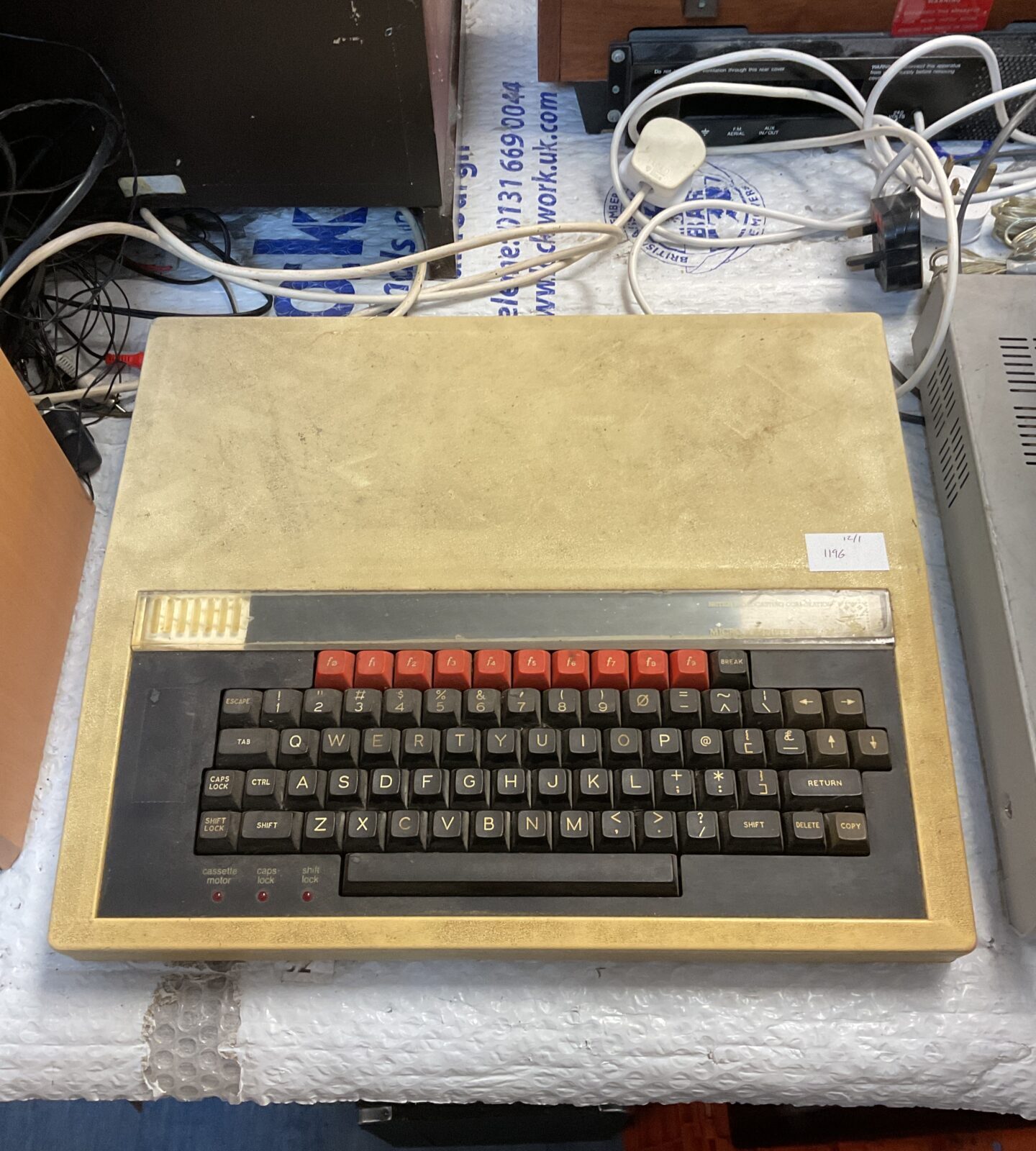 Vintage acorn bbc micro computer