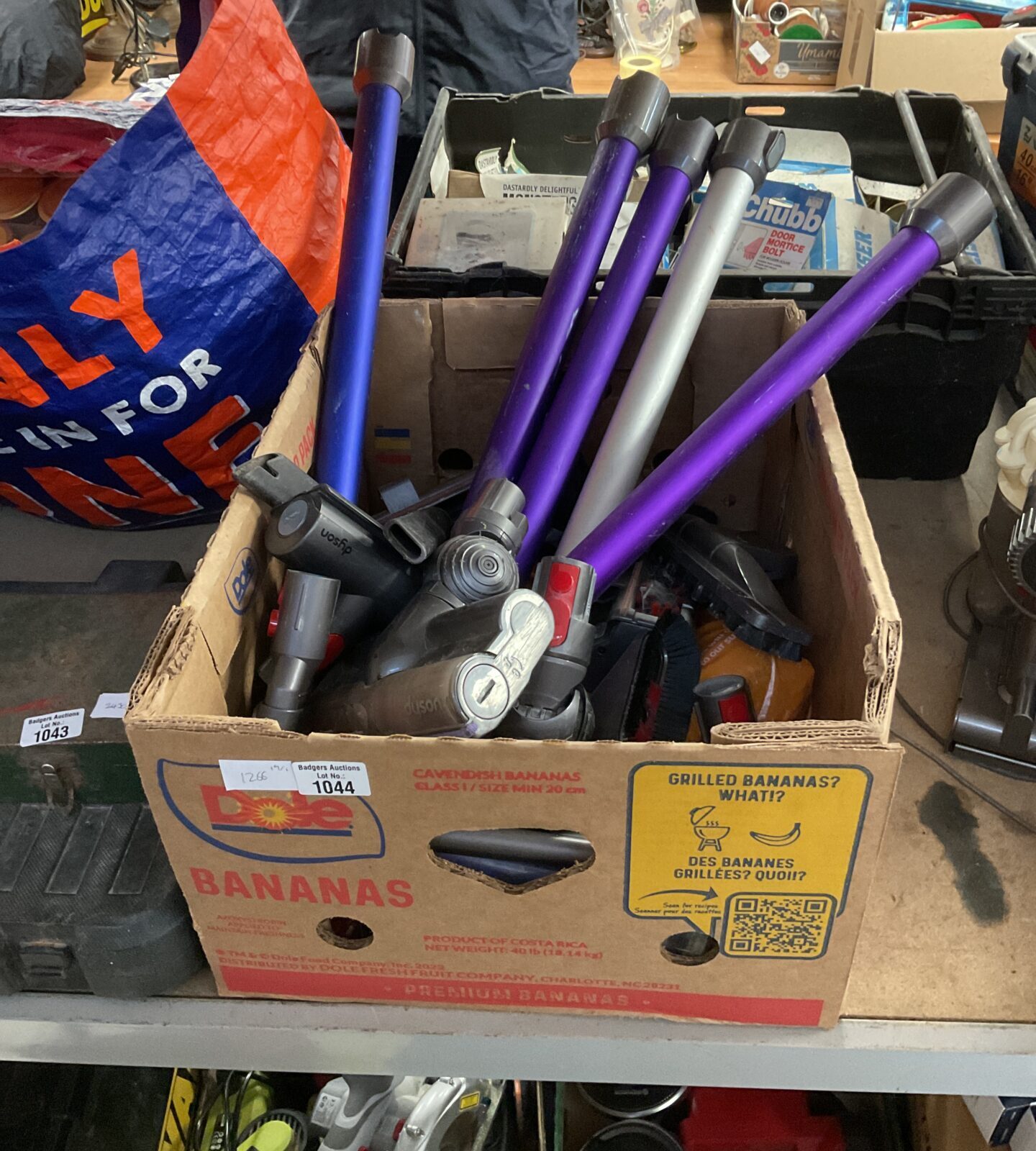 Box of Mixed Dyson Hoover Parts