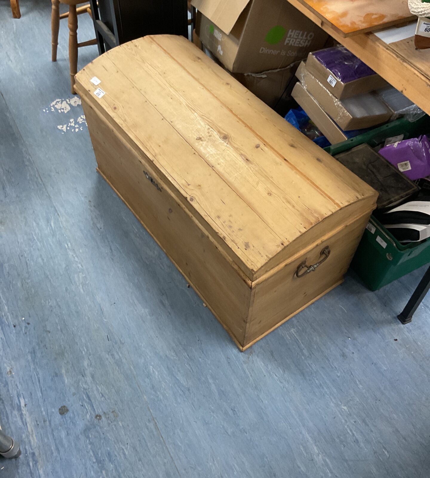 Large wooden chest