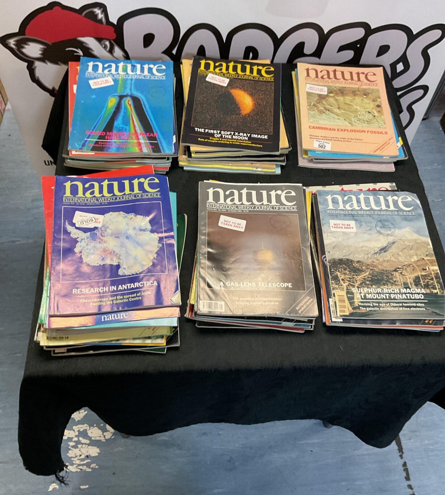 Selection of nature books