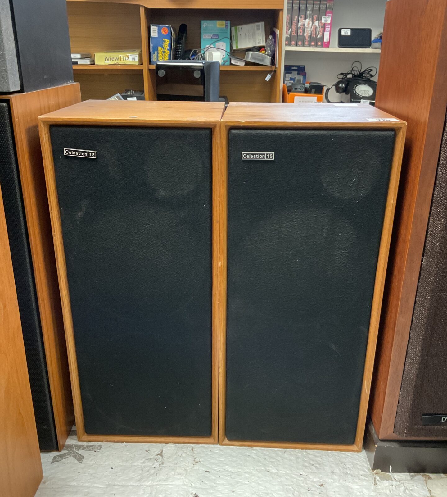 Pair of celestion 15 speakers