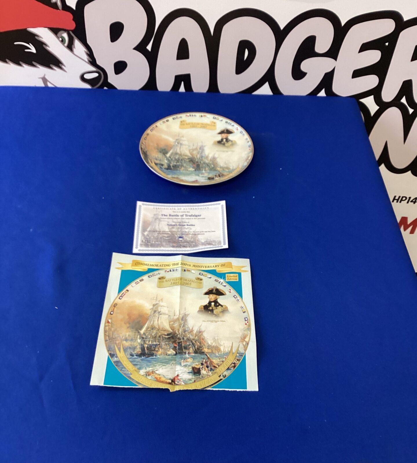 Limited Edition Battle of Trafalgar Collectors Plate