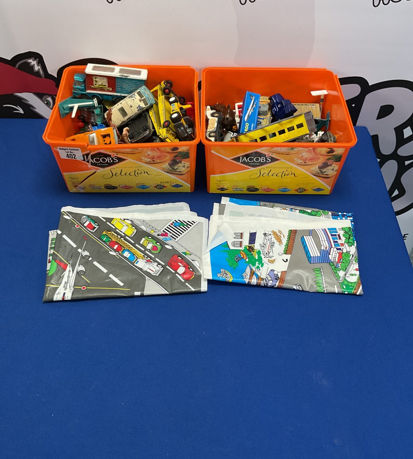 Two boxes of mixed diecast models inc matchbox and dinky