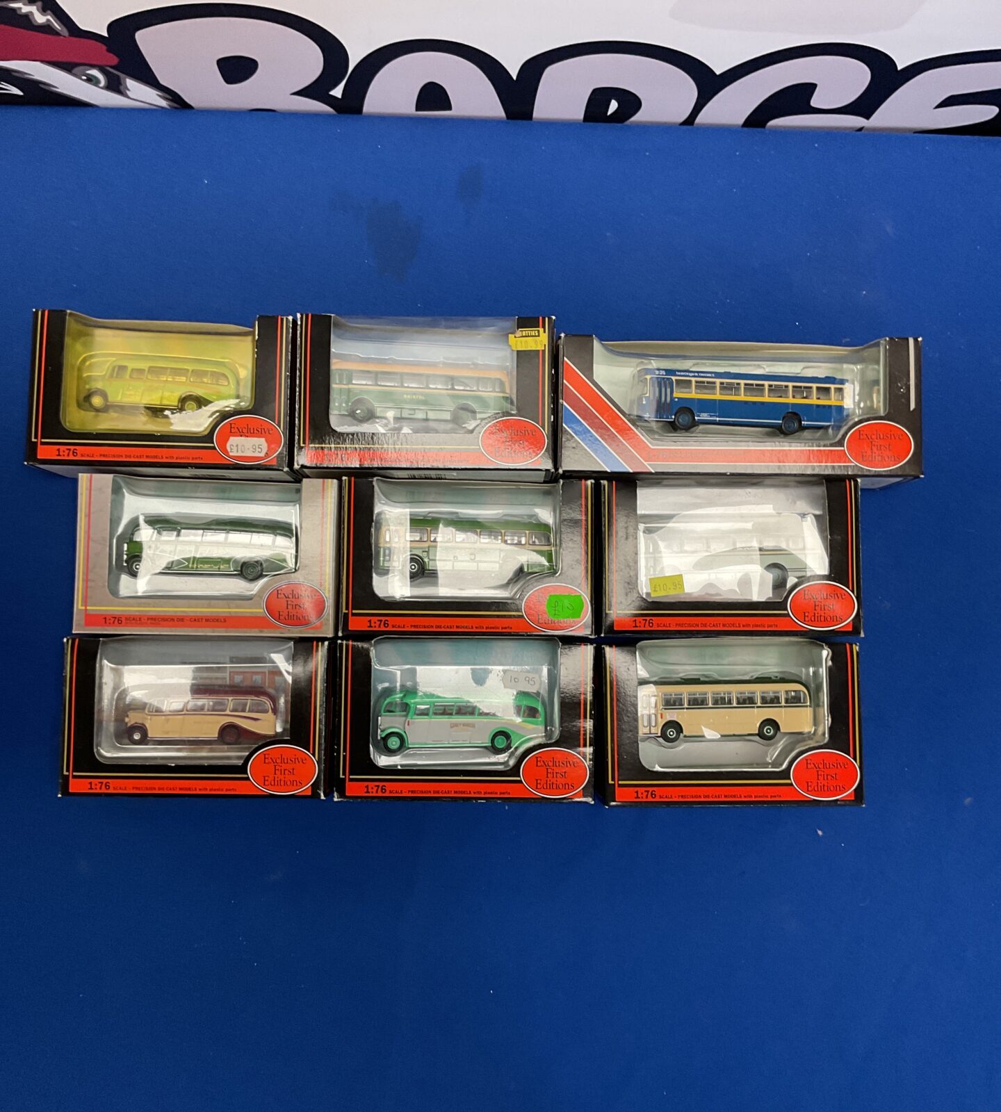 Box of exclusive first edition gilbow diecast models