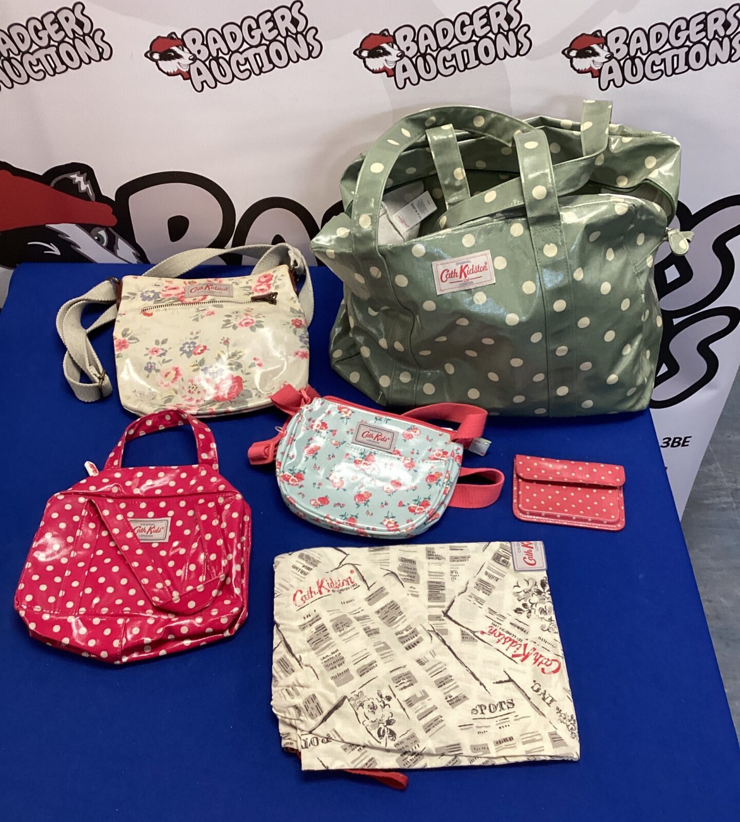 Five cath kidston bags & cath kidston purse