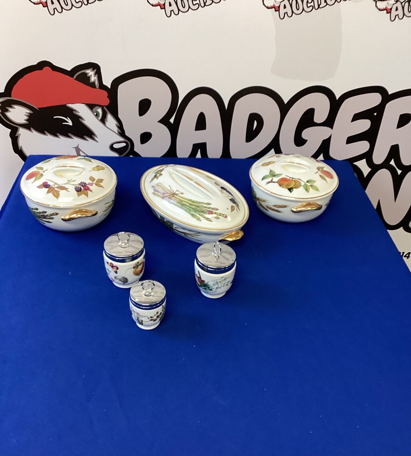 Royal Worcester Vegetable Bowls and Egg Coddlers