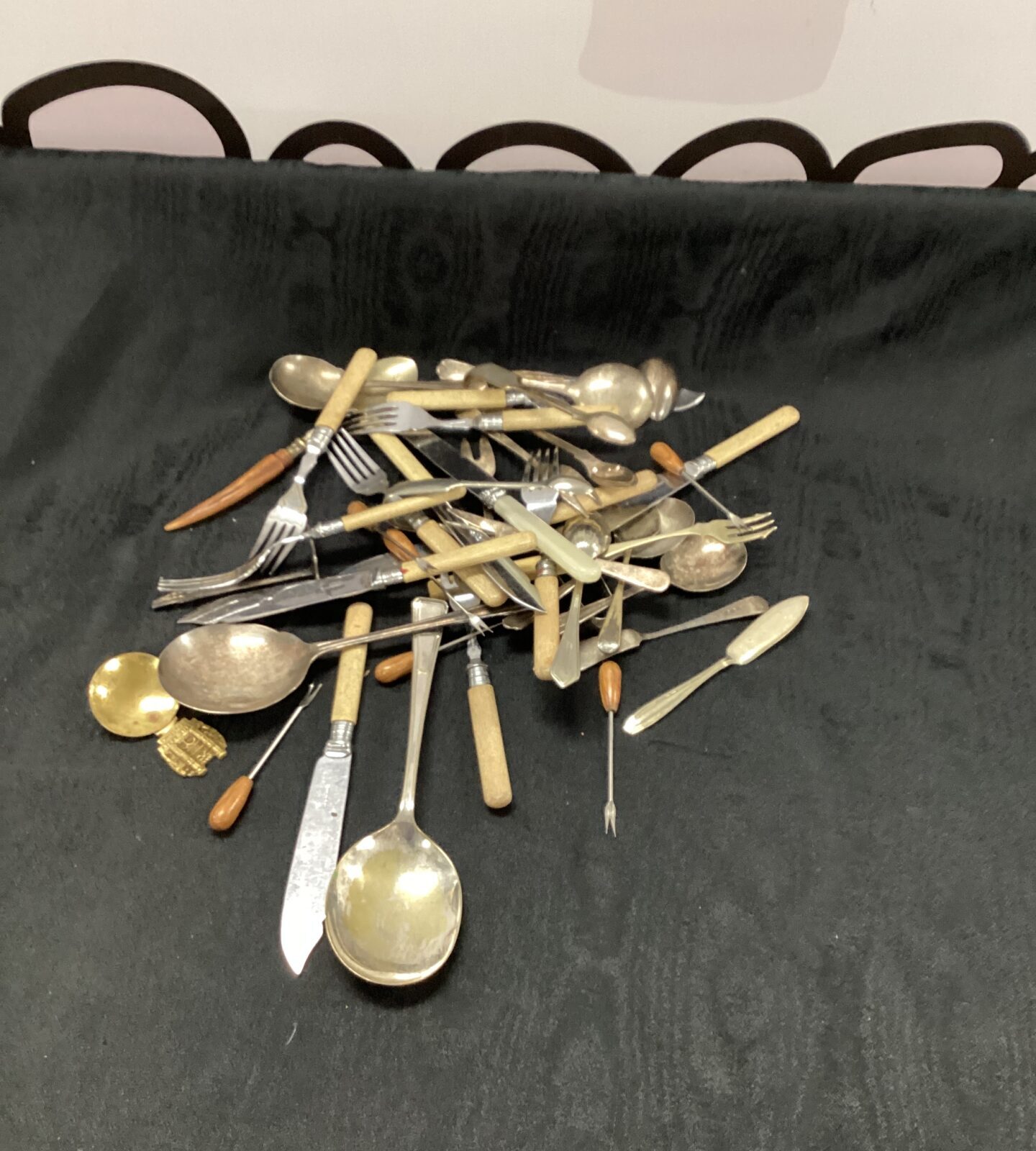 Selection of Silverplate vintage cutlery